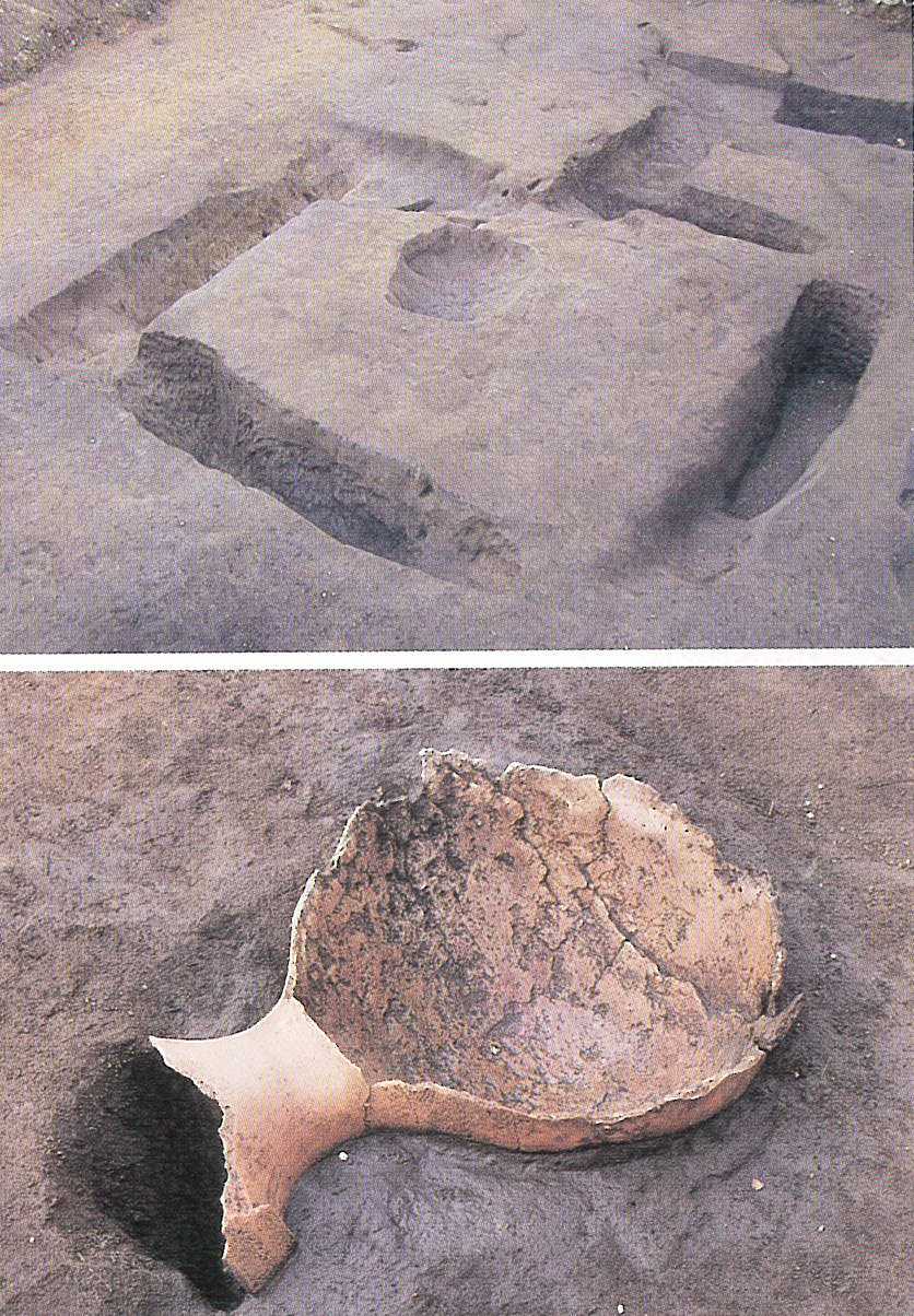 　　　方形周溝墓と壺